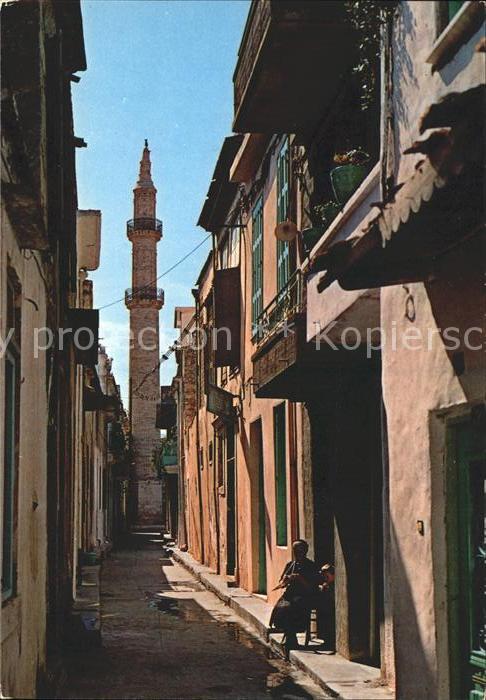 Kreta Crete Rethymnon Malerische Strasse