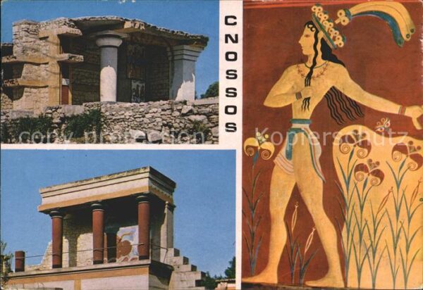Knossos Cnosse Kreta Ruine