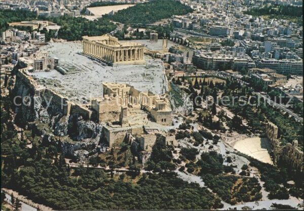 Athen Griechenland Fliegeraufnahme Akropolis