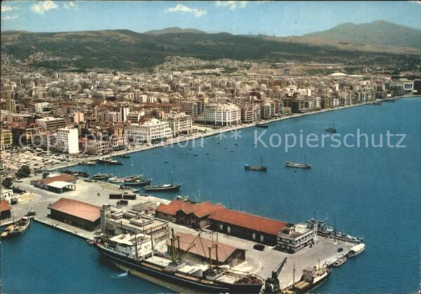 Thessaloniki Hafen Lastkahn