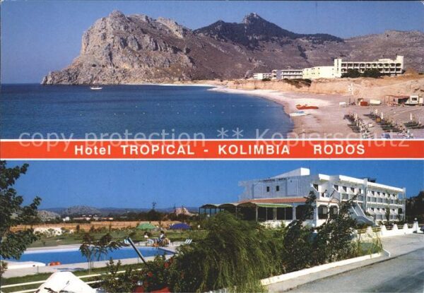 Rhodos Rhodes Aegaeis Hotel Tropical Kolimbia
