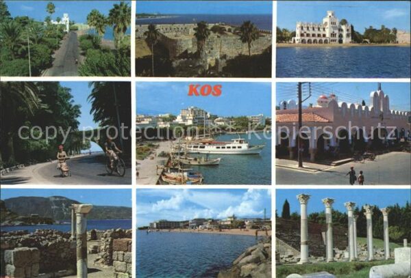 Kos Cos Ruine Hafen Fähre Burg