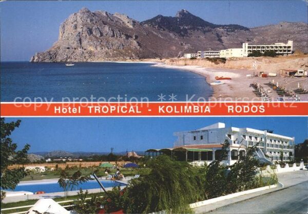 Rhodos Rhodes Aegaeis Hotel Tropical Kolimbia