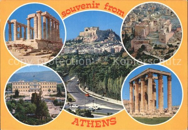 Athen Griechenland Akropolis Ruine