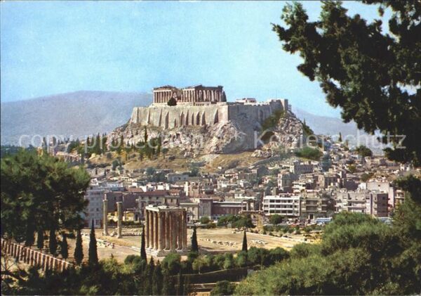 Athen Griechenland Tempel Olympian Jupiter Arkropolis