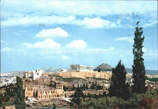 Athen Griechenland Akropolis Philopappe