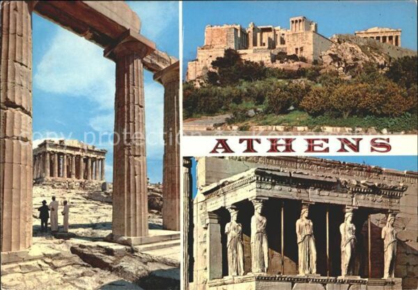 Athen Griechenland Partheon Propylaea Akropolis