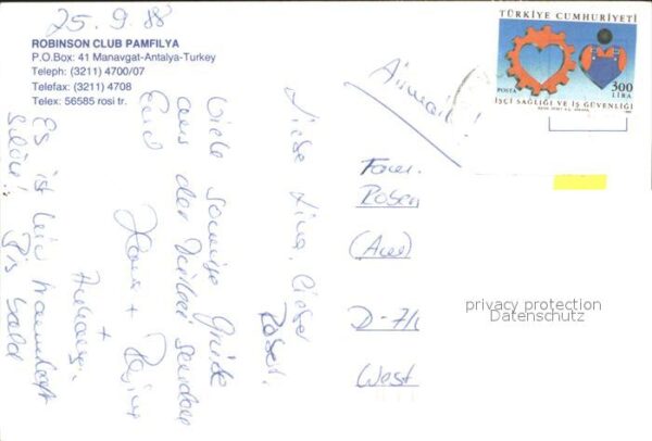 Antalya Fliegeraufnahme Robinson Club Pamfilya – Bild 2