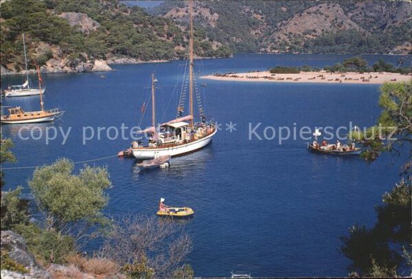 Mugla Ölödeniz Segelboot Bucht
