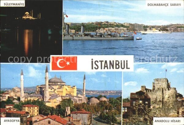 Istanbul Constantinopel Süleymaniye Dolmabahce Sarayi Anadolu H