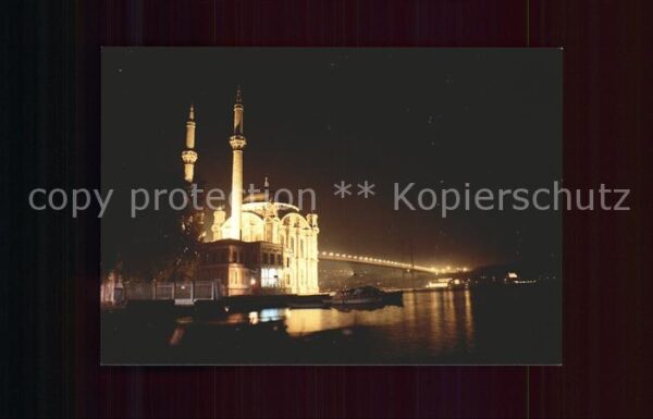 Istanbul Constantinopel Ortaköy Camii Gece