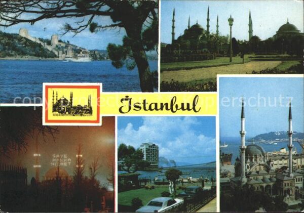 Istanbul Constantinopel Moschee Teilansichten