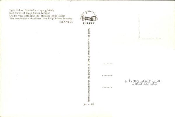 Istanbul Constantinopel Sultan Moschee – Bild 2
