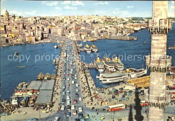 Istanbul Constantinopel Galata Brücke
