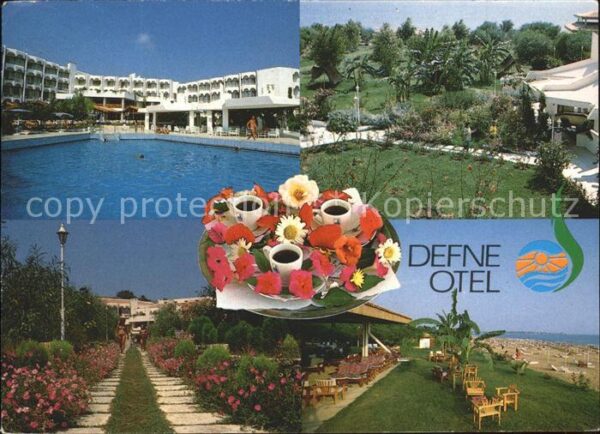 Side Antalya Defne Otel Schwimmbad Strand