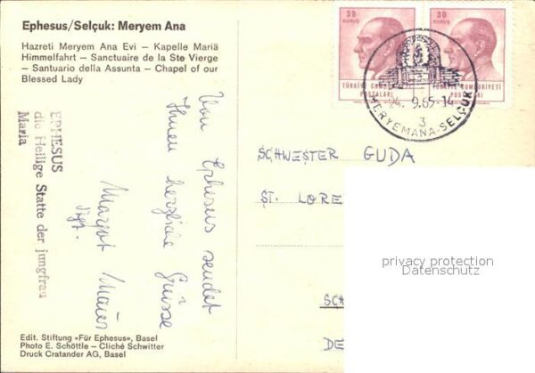 Ephesus Selcuk Meryem Ana Santuario della Assun – Bild 2