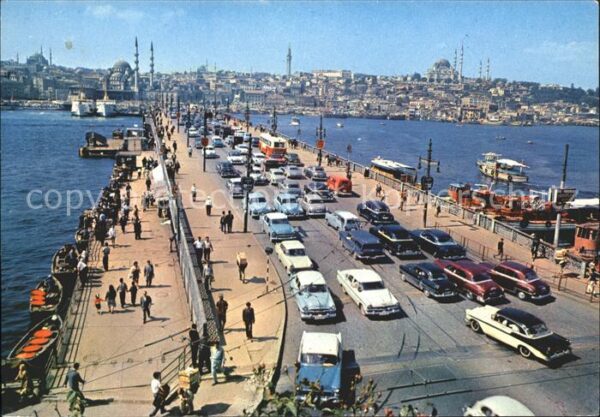 Istanbul Constantinopel Galata Brücke