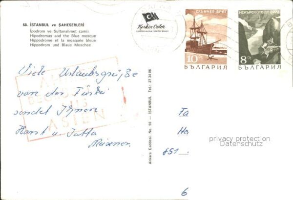 Istanbul Constantinopel Hippodrom Blaue Moschee – Bild 2