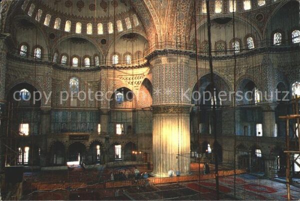 Istanbul Constantinopel Inneres Blaue Moschee