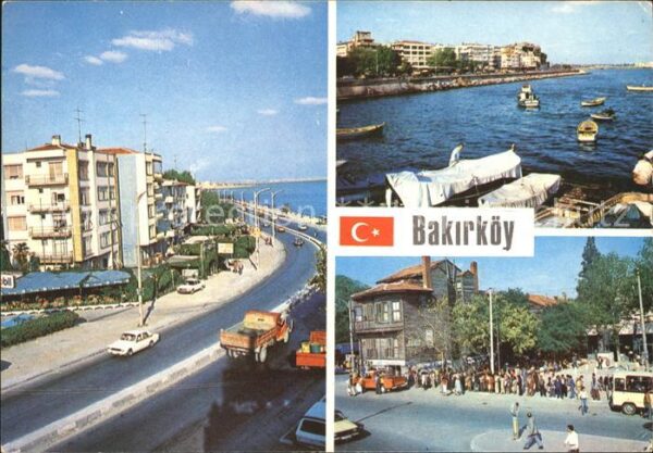 Istanbul Constantinopel Bakirköy Boote Teilansichten