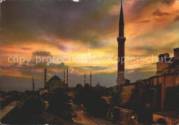 Istanbul Constantinopel St. Sophia Blaue Moschee