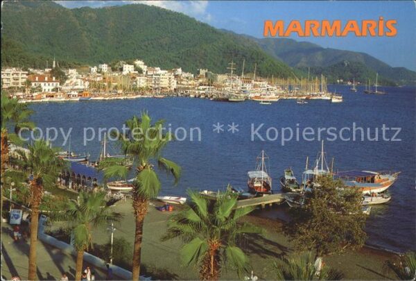 Marmaris Hafen Segelboote Boote Teilansicht