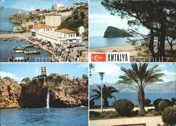 Antalya Teilansichten Hafen Promenade Inselchen