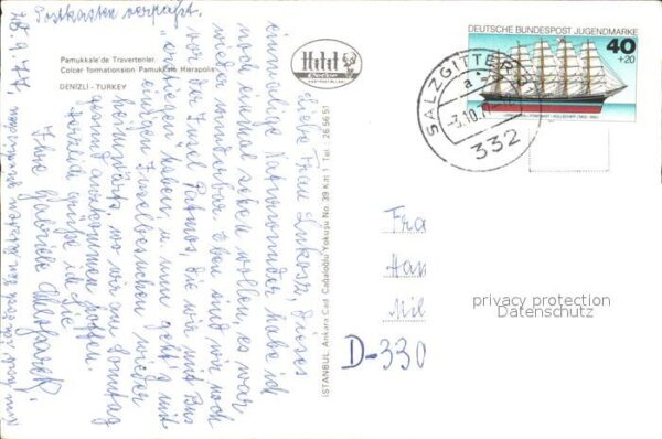 Pamukkale Denizli Travertenler – Bild 2