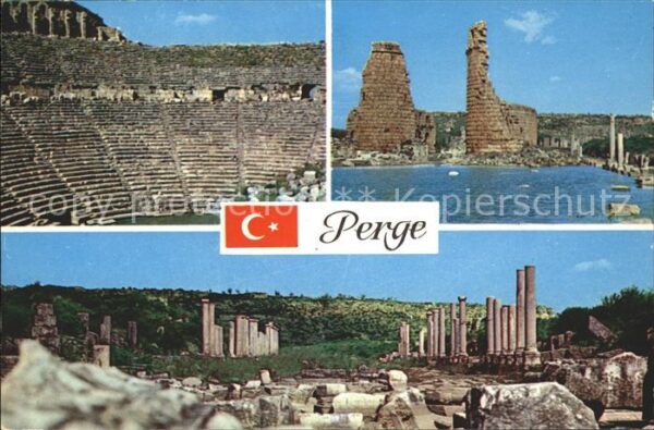 Perge Antalya Theater Stadttor Säulen