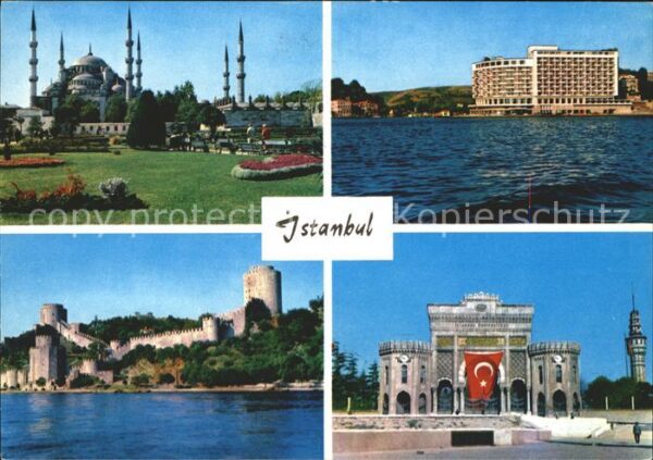 Istanbul Constantinopel Sultan Ahmet Moschee Hotel Tarabya Burg