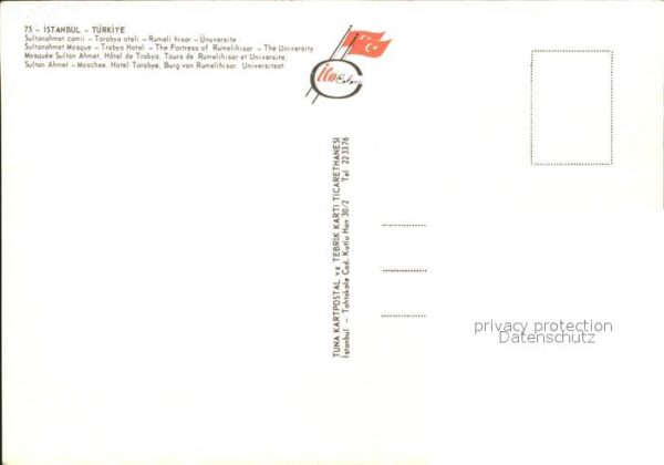 Istanbul Constantinopel Sultan Ahmet Moschee Hotel Tarabya Burg – Bild 2