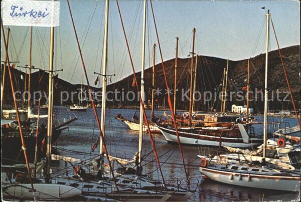 Tuerkei Turkey Hafen Segelboote