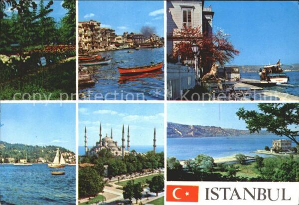 Istanbul Constantinopel Segelboot Moschee Boot Blume