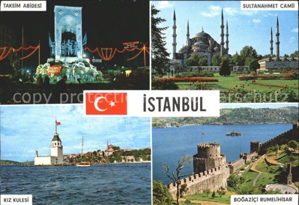 Istanbul Constantinopel Kiz Kulesi Sultanahmet Camii Bogazic Ru