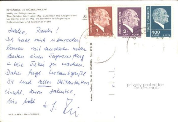 Istanbul Constantinopel Golden Horn Suleiman Magnificent – Bild 2