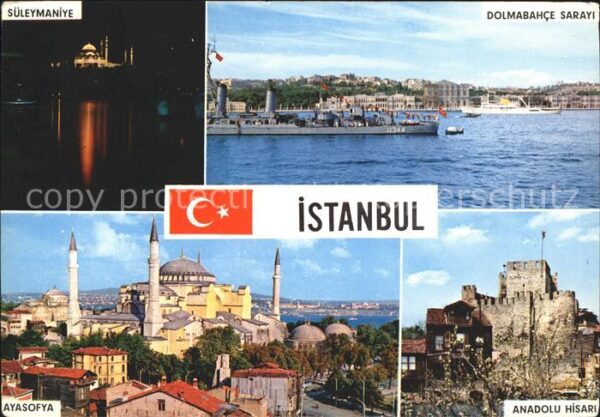 Istanbul Constantinopel Anadolu Hisari Dolmabahce Sarayi Süleym