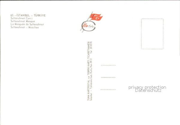 Istanbul Constantinopel Sultanahmet Moschee – Bild 2