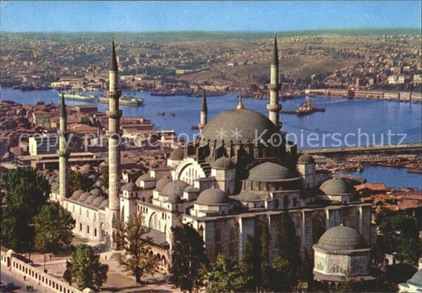 Istanbul Constantinopel Süleymaniye Moschee Golden Horn