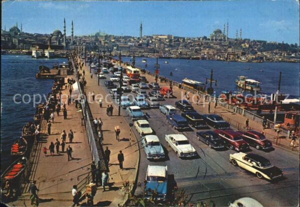 Istanbul Constantinopel Galata Brücke