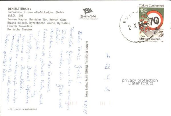 Pamukkale Theater Kamel Church Travertins – Bild 2
