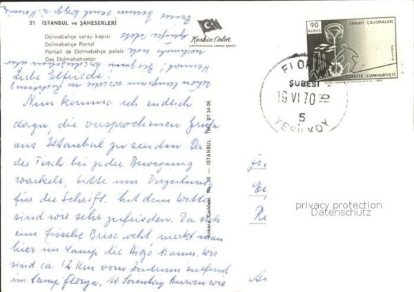 Istanbul Constantinopel Dolmabahcetor – Bild 2