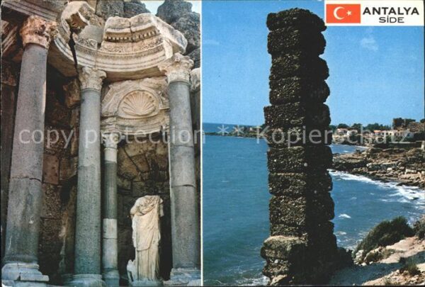 Side Antalya Palais Imperial ruines batiment constru