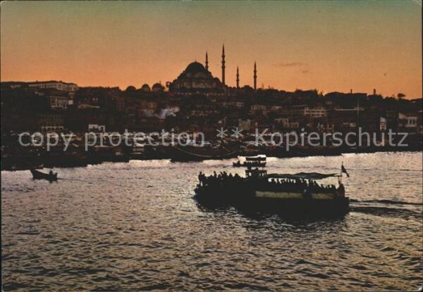Istanbul Constantinopel Süleymaniye Golden Horn Boot