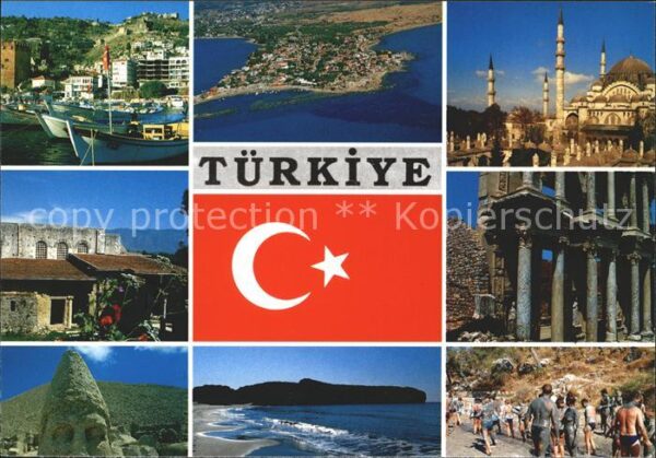 Antalya Panoramakarte Alanya Side Efes