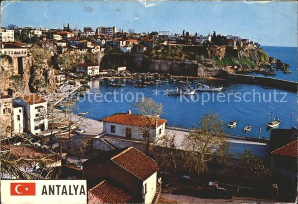 Antalya Hafen Segelboot Boot Teilansicht