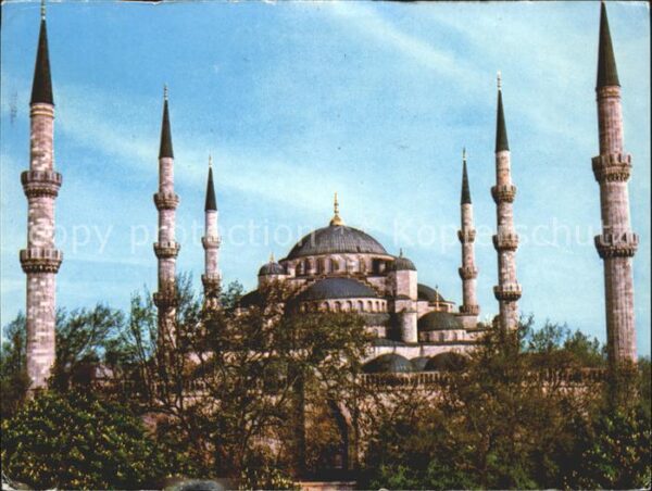 Istanbul Constantinopel Blaue Moschee