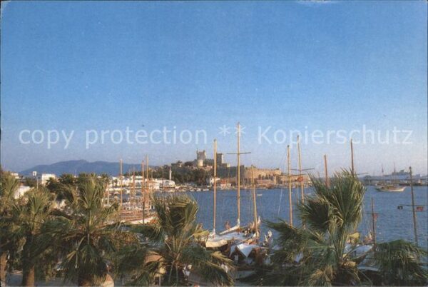 Bodrum Hafen Segelboot Burg