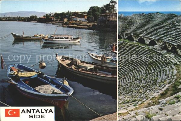 Side Antalya Theater Boote