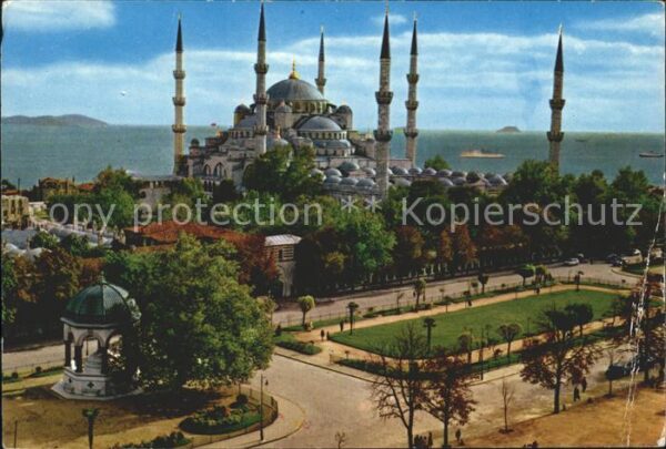 Istanbul Constantinopel Blaue Moschee Kaiser Wilhelm II