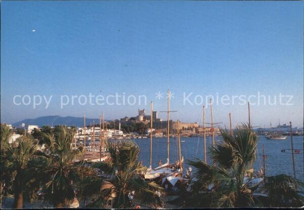 Bodrum Hafen Segelboot Burg